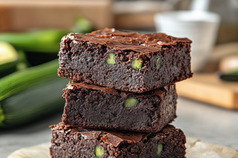 Low Carb Zucchini Brownies – Der perfekte gesunde Snack