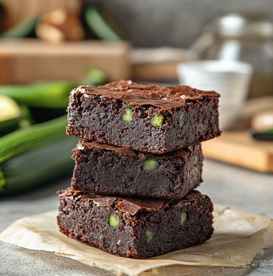 Low Carb Zucchini Brownies – Ohne Zucker
