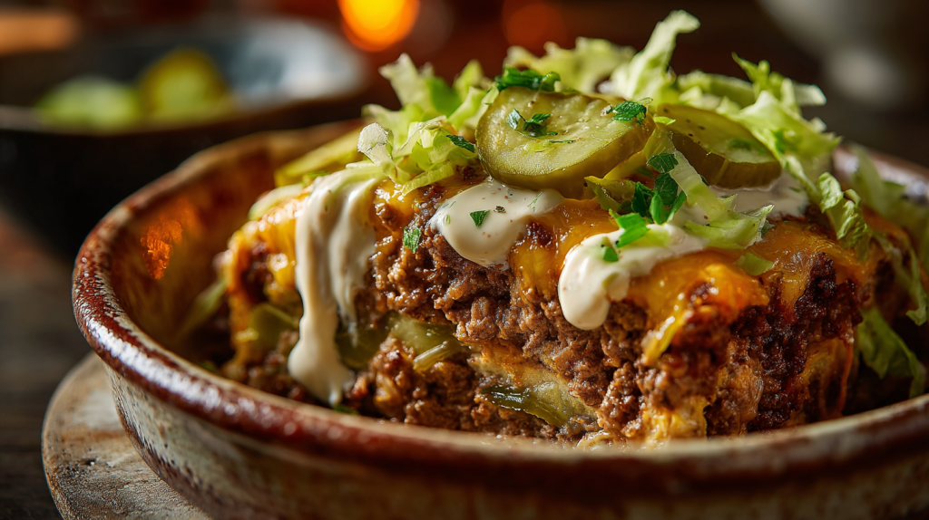 Low Carb Big Mac Auflauf