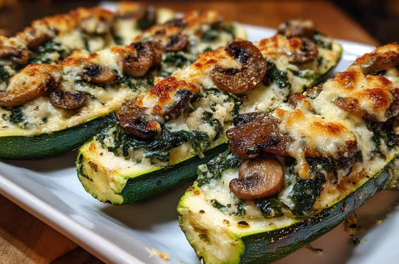 Überbackene Zucchini mit Feta und Oliven – Mein Lieblings-Low-Carb-Rezept