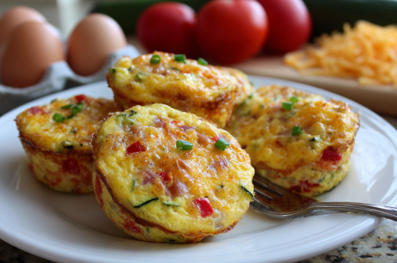 Low Carb Eier-Muffins – Mini-Omeletts aus dem Ofen